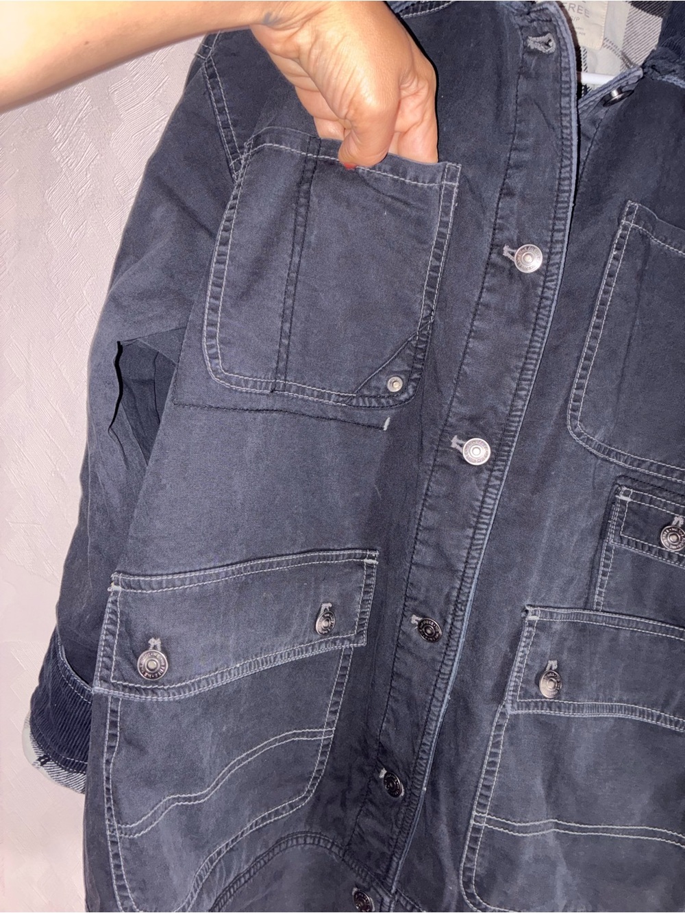 Free People We the Free Sweet Talk Barn Coat - Picture 8 of 13
